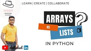 Arrays vs Lists in Python || Homogeneous & Heterogeneous types || Numpy Array || Python Programming