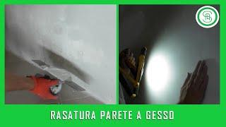 COME RASARE A GESSO UNA PARETE IN MODO SEMPLICE