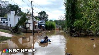 Western North Carolina hit with life-threatening flooding and mudslides