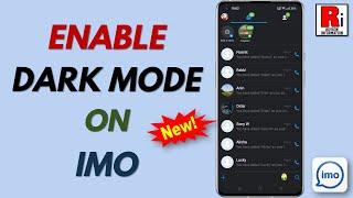 How to Enable Dark Mode on Imo (New Update)