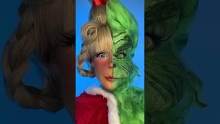 The Grinch & Cindy Lou Who half and half! #halfandhalf #thegrinch #cindylouwho