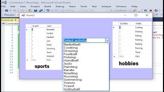 Visual Basic. net tutorial: How to populate combobox from different tables in sql server database