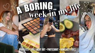 A WEEK IN MY LIFE | gym + girls night + photoshoot