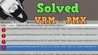 Exporter errors solved- VRM to PMX