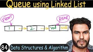 84 - Implement Queue using Linked List | Data Structure