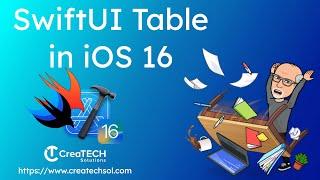 SwiftUI Tables in iOS 16