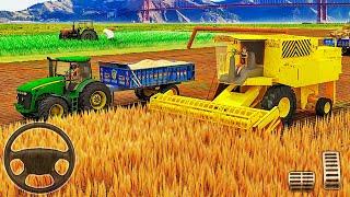 Real Tractor Farming Simulator 2022 - Harvester Tractor Driving - Android Gameplay