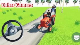 Indian Red Tractor Game | Tractor New Red Color Mod Gameplay by Bahar Gamerz