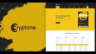 Cryptone - Bitcoin Crypto Currency HTML Template | Themeforest Website Templates and Themes