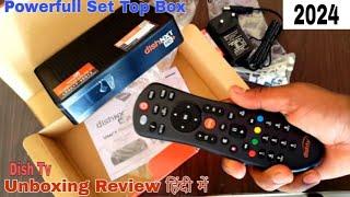 Dish Tv NXT HD+ D-7000 Unboxing 2024 | Dish Tv Powerfull Set Top Box