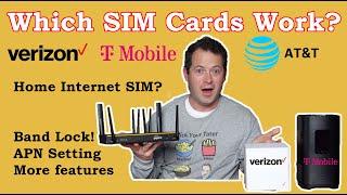  Peplink 5G - Band Locking, Speed Bonding - What SIM Cards Work?  Verizon & TMobile Home Internet