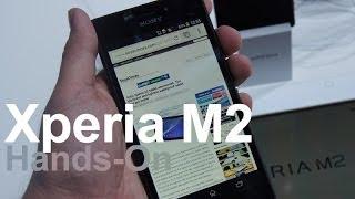 Hands-on: Sony Xperia M2. Mid-spec 4G LTE Smart Phone