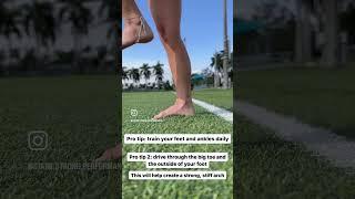 Starts at the foot and ankle! Serious athletes will take the time to ultimately separate them 