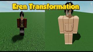 Eren Transformation(Roblox)