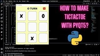 How to Make TicTacToe with Python PyQt5?