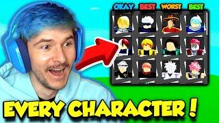 Unlocking ALL CHARACTERS In Anime Dimensions AND BEATING THE DEMON DIMENSION!! (Roblox)