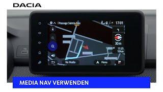 DACIA SANDERO | Verwendung des Media NAV | Dacia Deutschland