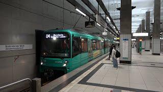 [100 Meter U-Bahn am Stück] VGF Bombardier Flexity Swift U5-100 Wagen im Linienbetrieb auf der U4