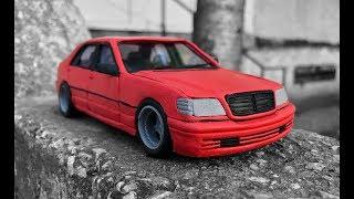 Mercedes w140 s600 из пластилина, сделал своими руками, как это сделано?