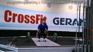 Weightlifting training || CrossFit Geraklion || 22.01.14