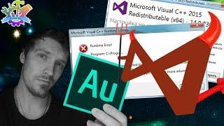 Microsoft Visual C++ Runtime Library | 0x80070666 Настройка не завершена Adobe Audition prchll