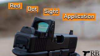 In depth view of Using a red dot