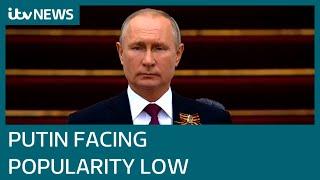 Vladimir Putin's popularity plummets due to ineffective coronavirus response in Russia | ITV News