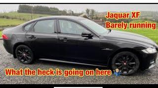 Jaguar XF, barely running/crank no start