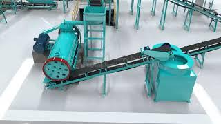 Details of 3-5t/h New Type Organic Fertilizer Granulator Production Line