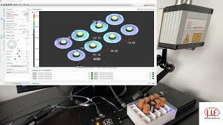 scanCONTROL 3000 series and 3D Inspect software for Battery cell orientation checks