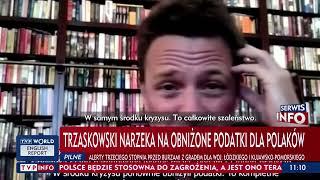 Trzaskowski nie wiedział, że jest nagrywany. „PiS obniża podatki. Będę miał mniej pieniędzy!”