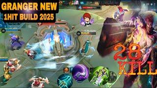 GRANGER NEW 1SHOT BUILD 2025 #mlbb #granger  #mlbbalpha