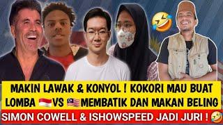 LAWAK  ! KOKORI MAU BUAT LOMBA  VS  MEMBATIK & MAKAN  BELING | SIMON COWEL JADI JURINYA ! 