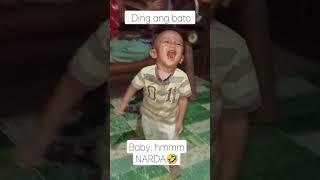 Baby Elias when he is 2 months old asking here Lolo ding Ang Bato he answer Mmmm NARDA so cute bby