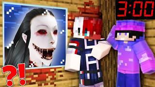 We Got Haunted By Scary Ghost AT 3 A.M In Minecraft World!!