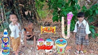 DRAMA_ BERBURU ES KRIM,PERMEN YUPI,KINDER JOY,MINUMAN PORORO DAN MARSHMALLOW TWISTER DI HUTAN BAMBU