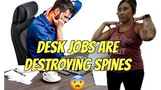 Desk Jobs Are DESTROYING Your Spine... And It’s Only Getting Worse!