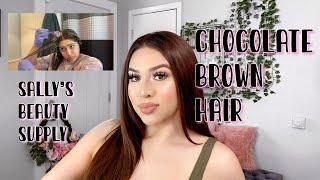 Dying my hair CHOCOLATE BROWN HAIR AT HOME | IRRESISTIBLE ME HAIR EXTENSIONS FORST IMPRESSION