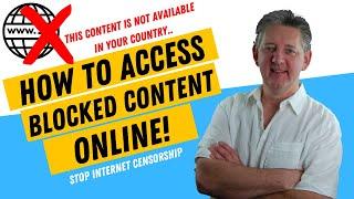 This Content Is Not Available In Your Country - How To Access Blocked Content