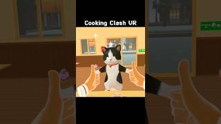 CAT!CAT!POTATO?in Cooking Clash #fyp #vr #4u #cookingclash #funny #vrgame #quest2 #quest3