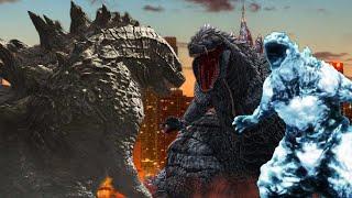 Godzilla Says Goodbye to Godzilla Ultima and Snow Godzilla