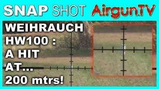 200 metre shooting with a Weihrauch HW100