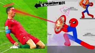 superman - football, Best Falls  Stickman Dismounting Funny Moments #379