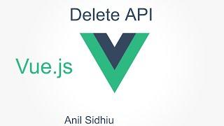 Vue js tutorial for Beginners #25 Delete data with API | delete method