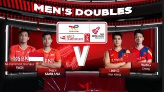 M Shohibul FIKRI/Bagas MAULANA [INA] vs LIANG Wei Keng/WANG Chang [CHN]