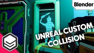 Create custom collision for Unreal in Blender (Tutorial) by #SyntyStudios