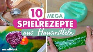 DIY Knete, Slime, Farben & Co ️ UNGIFTIG | Die BESTEN Spielrezepte für Kinder  | mamiblock