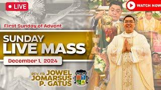 SUNDAY FILIPINO LIVE MASS TODAY ONLINE II DECEMBER 1, 2024 II FR. JOWEL JOMARSUS GATUS