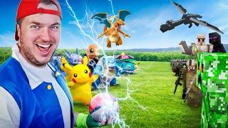 Minecraft vs. Pokémon: The Real Life Battle Royale!