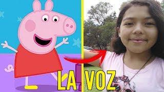 La voz detras de PEPPA PIG | 5 voces detras de las caricaturas parte 3